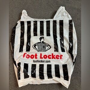 Vintage Footlocker Iron Man Black White Plastic Bag 14” x 24”